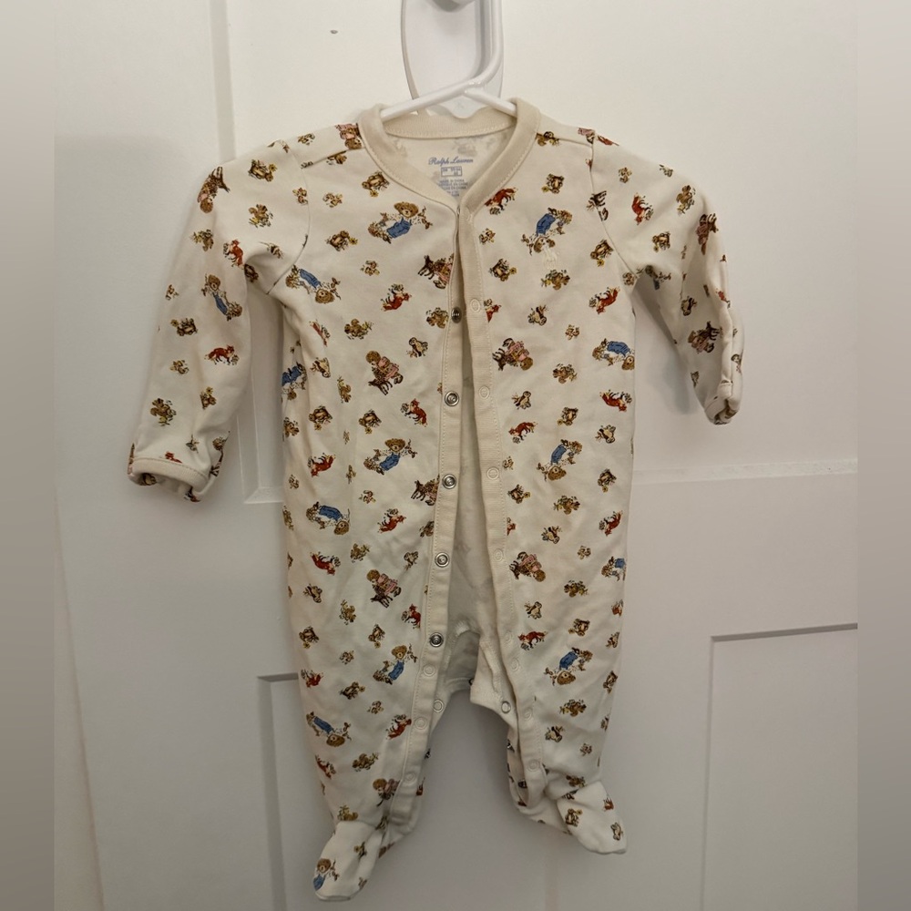 Ralph Lauren Baby Footie for boy or girl 3M